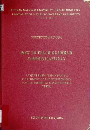 How to teach grammar communicatively