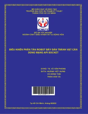 Điều khiển phân tán robot bầy đàn tránh vật cản dùng mạng api socket