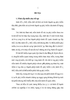 Luận văn tốt nghiệp kinh tế cá thể tiểu chủ ở thái bình hiện nay