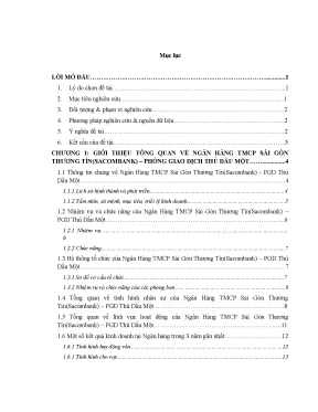 Quy trình nghiệp vụ tín dụng khách hàng cá nhân trong hoạt động cho vay mua bất động sản tại ngân hàng thương mại cổ phần sài gòn thương tínsacombank phòng giao dịch thủ dầu một