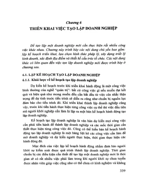 Giáo trình khởi sự kinh doanh tái bản lần thứ hai phần 2