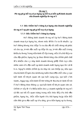 Luận văn tốt nghiệp tổ chức công tác kế toán bán hàng và xác định kết quả bán hàng ở công ty xnk nông sản thực phẩm hà nội