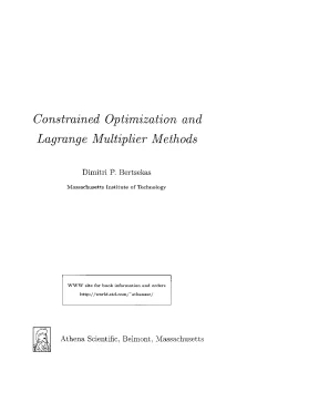 Constrained optimization