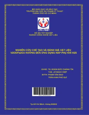 Nghiên cứu chế tạo và đánh giá vật liệu v2o5 fe2o3 hướng đến ứng dụng hấp phụ khí h2s