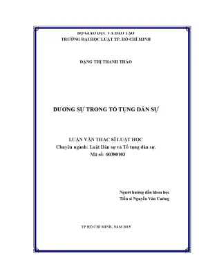 Đương sự trong tố tụng dân sự