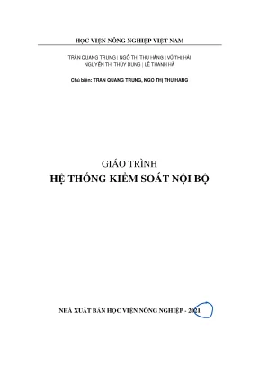 Giáo trình hệ thống kiểm soát nội bộ