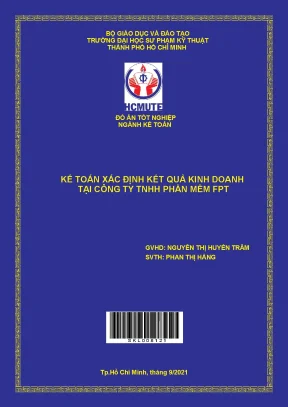 Kế toán xác định kết quả kinh doanh tại công ty tnhh phần mềm fpt