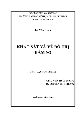 Khảo sát và vẽ đồ thị hàm số
