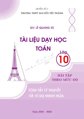 Tài liệu dạy học toán 10 lê quang xe
