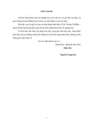 Mức độ tham gia của cộng đồng dân cư trong hoạt động du lịch nghiên cứu tại phường hải hòa phường hải thanh thị xã nghi sơn tỉnh thanh hóa