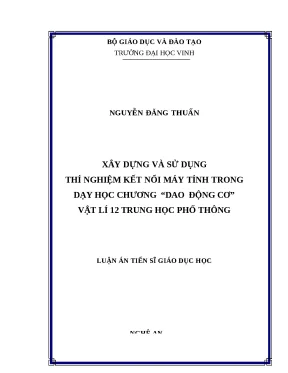0003 xây dựng và sử dụng thí nghiệm kết nối máy tính trong dạy học chương dao động cơ vật lí 12 trung học phổ thông luận văn tốt nghiệp