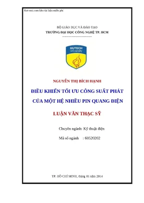 Luận văn thạc sỹ