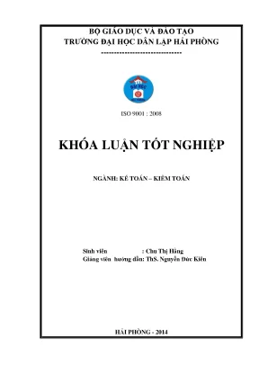 Khóa luận tốt nghiệp hoàn thiện tổ chức kế toán thanh toán nhằm quản lý tốt công nợ tại công ty tnhh đầu tư thương mại phúc lai