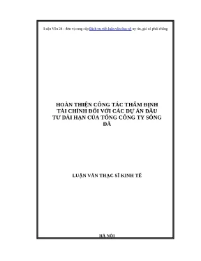 4 1 mẫu luận văn thạc sĩ phân tích tài chính dự án miễn phí 1