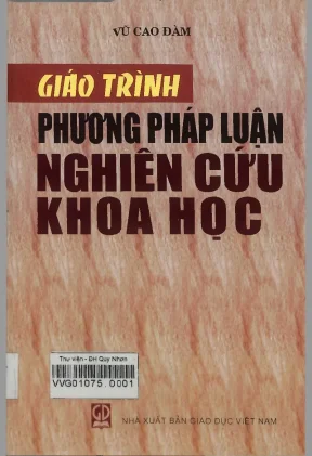 Giáo trình phương pháp luận nghiên cưu khoa học