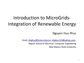 Chapter 8 tutorial on microgrids