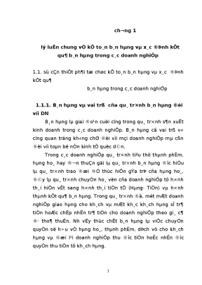 Kế toán bán hàng và xác định kết quả bán hàng trong các doanh nghiệp