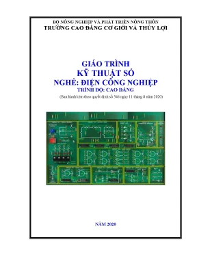 Giáo trình kỹ thuật số nghề điện công nghiệp trình độ cao đẳng