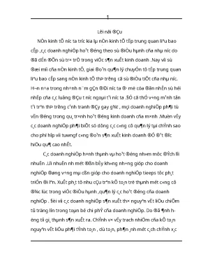 Luận văn tốt nghiệp hoàn thiện công tác tổ chức kế toán nguyên vật liệu tại công ty tnhh nam cường