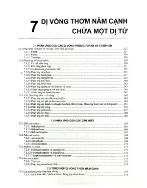 Cơ sở hóa học dị vòng phần 2