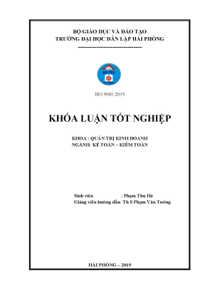 Khóa luận tốt nghiệp hoàn thiện công tác kế toán doanh thu chi phí và xác định kết quả kinh doanh tại công ty cổ phần vận tải xăng dầu vipco