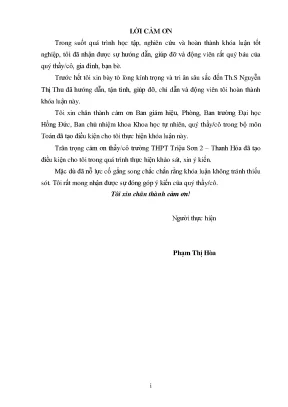 Dạy học theo định hướng hình thành phát triển năng lực học sinh thpt chủ đề nguyên hàm tích phân