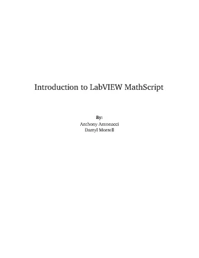 Introduction to labview math script