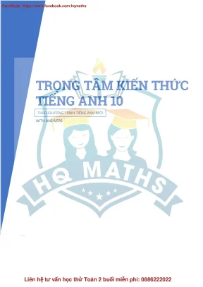 Tổng hợp kiến thức tiếng anh 10