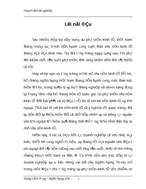 Luận văn giai phap nang cao hieu qua su dung von tai so