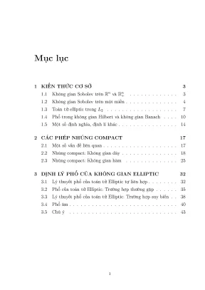 Lý thuyết phổ của toán tử elliptic