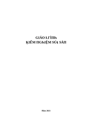 Tieu luan 10 giáo trình kiểm nghiệm súc sản