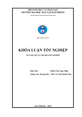 Khóa luận tốt nghiệp biện pháp nâng cao hiệu quả kinh doanh của công ty tnhh mtv môi trường tkv xí nghiệp xử lý nước uông bí
