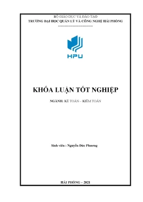 Khóa luận tốt nghiệp hoàn thiện công tác kế toán thanh toán với người mua người bán tại công ty cổ phần thương mại bảo hưng long