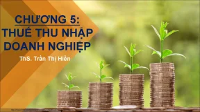 Chương 5 thuế thu nhập doanh nghiệp