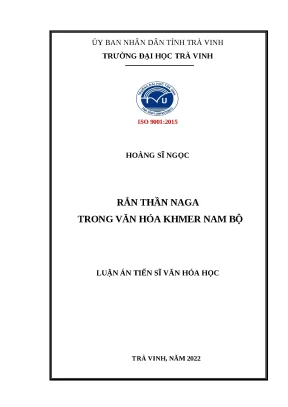 Luận án rắn thần naga trong văn hóa khơmer nam bộ