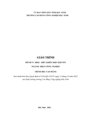 Giáo trình mđ 21 điều khiển điện khí nén đcn 2022