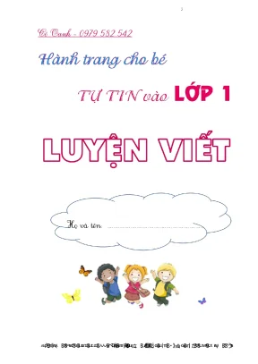 Vở luyện viết chữ đẹp phiên bản 2022 cô oanh