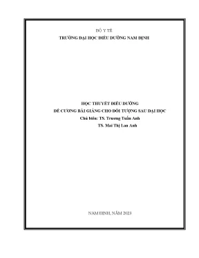 Gt học thuyết điều dưỡng