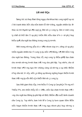 Luận văn tốt nghiệp hoàn thiện hình thức trả lương theo sản phẩm tại công ty cổ phần thương mại thiệu yên