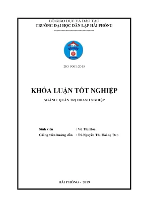 Khóa luận tốt nghiệp giải pháp hoàn thiện chế độ đãi ngộ tại công ty lưới điện cao thế miền bắc chi nhánh lưới điện cao thế hải phòng