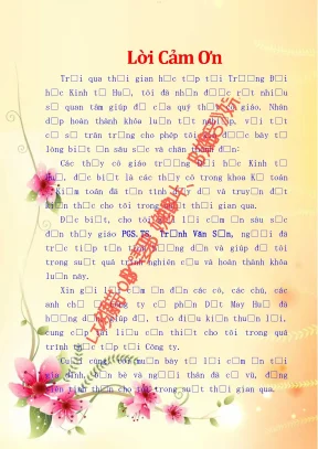 Vận dụng chuẩn mực kế toán số 02 hàng tồn kho vào công tác kế toán nguyên vật liệu tại công ty cổ phần dệt may huế