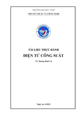 Tài liệu thực hành điện tử công suất