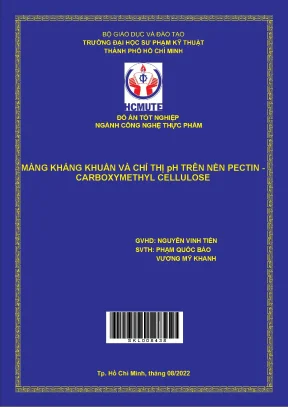 Màng kháng khuẩn và chỉ thị ph dựa trên nền pectin carboxymethyl cellulse
