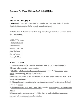 Grammar for great writing book c answer key