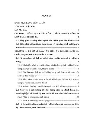 Luận văn thạc sĩ nâng cao chất lượng dịch vụ khách hàng tại công ty trách nhiệm hữu hạn i glocal
