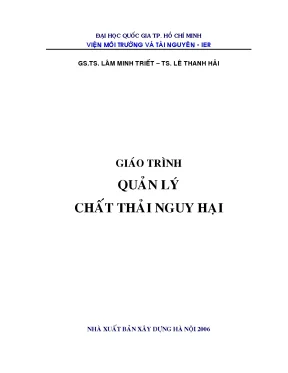 Gt quan ly chat thai nguy hai lam minh triet le thanh hai