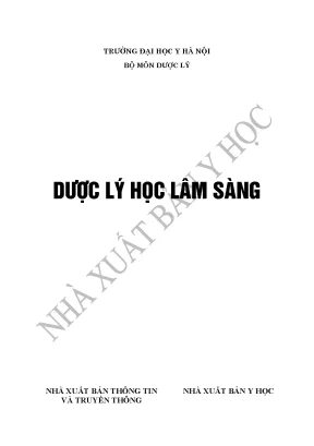 Dược lý học lâm sáng 2018 đh y hà nội