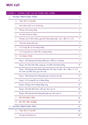 Chuyên đề phương pháp toạ độ trong mặt phẳng nguyễn chín em