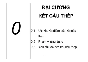 Đại cương kết cấu thép