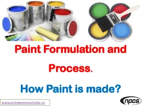 Paint formulation and process how paint is made